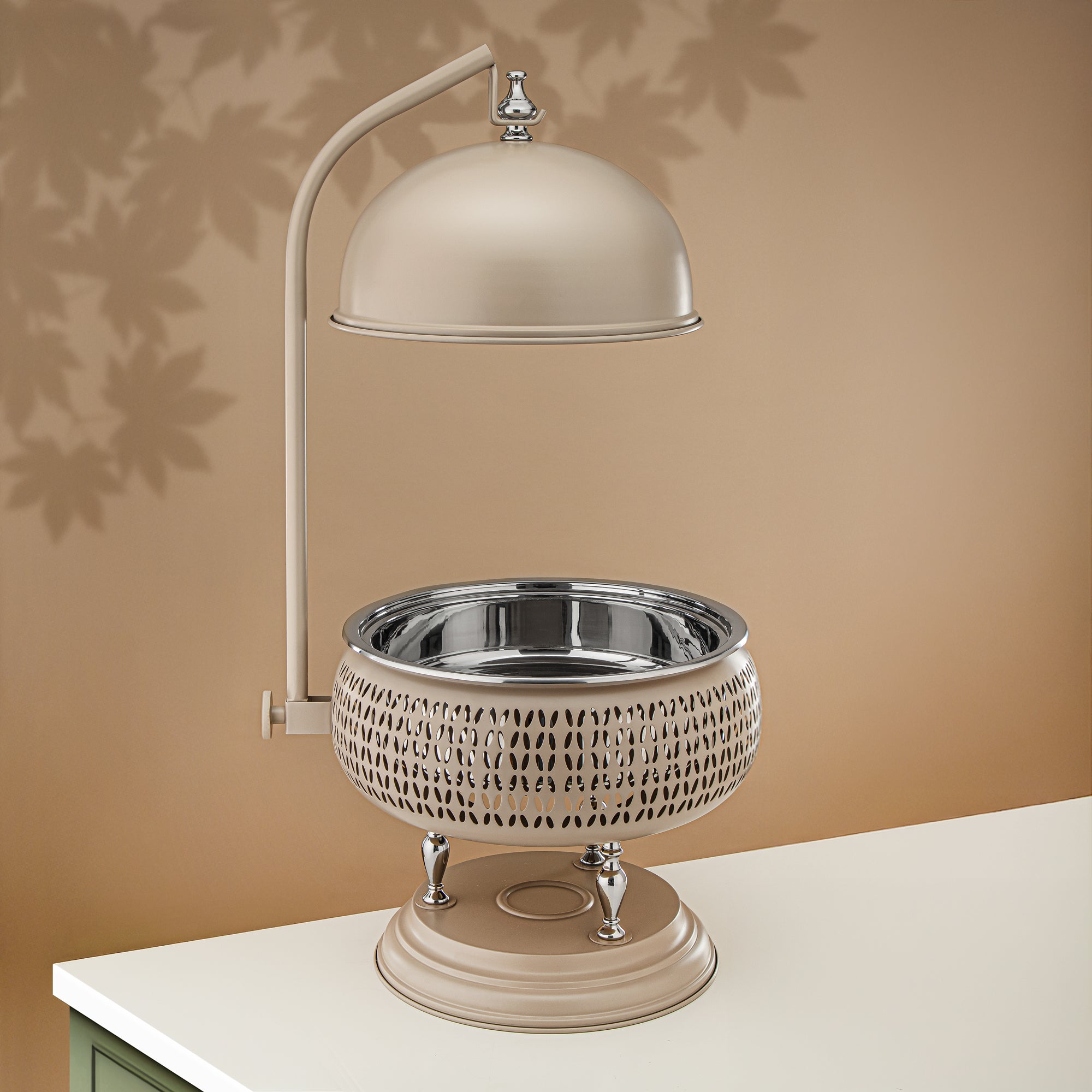 طبق شافينغ ألمرجان ستانلس ستيل 8 لتر بيج (MD-3000) - أدوات تقديم أنيقة