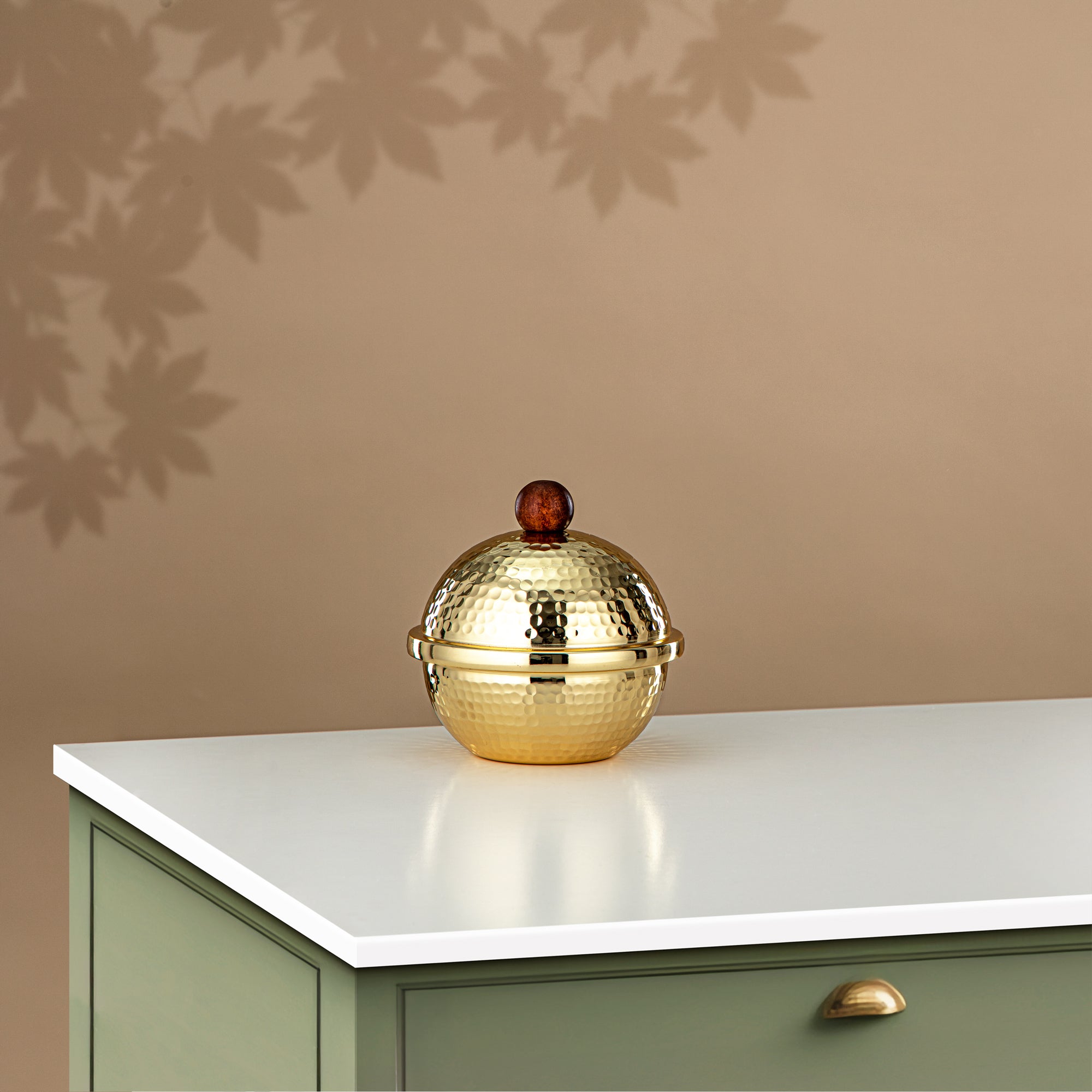 طقم حلوى المرجان 2 جزء ستانلس ستيل، ذهب (MD-3052) - أدوات تقديم أنيقة