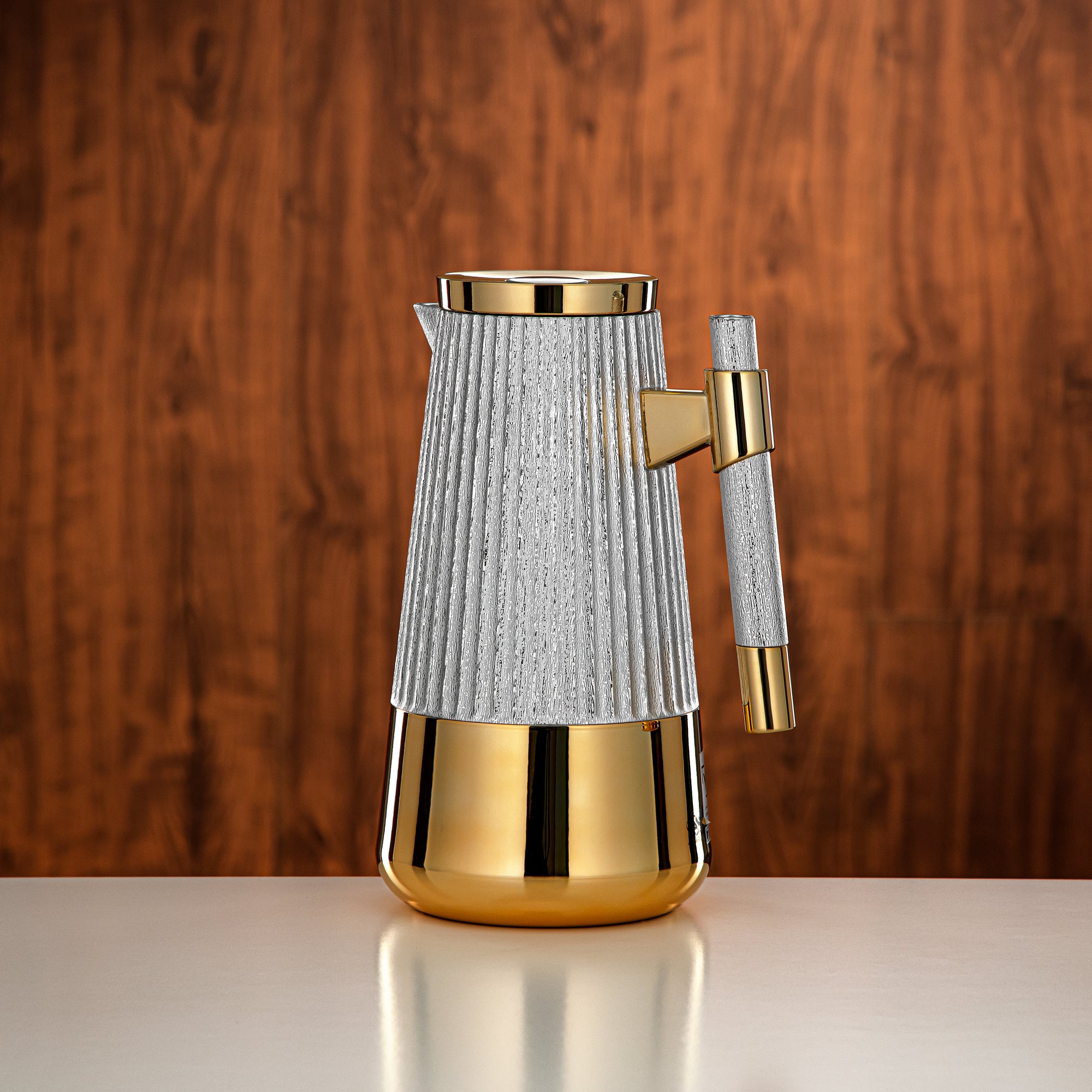 طقم ترامس المرجان 1 لتر + 1 لتر فضي وذهبي