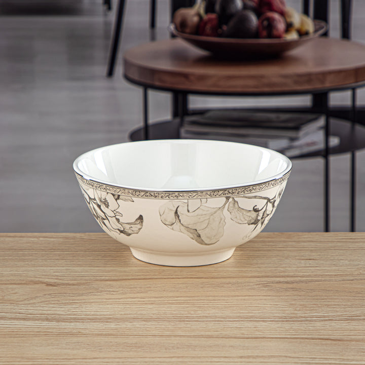 Almarjan 20 CM Fonon Collection Porcelain Serving Bowl - 8588