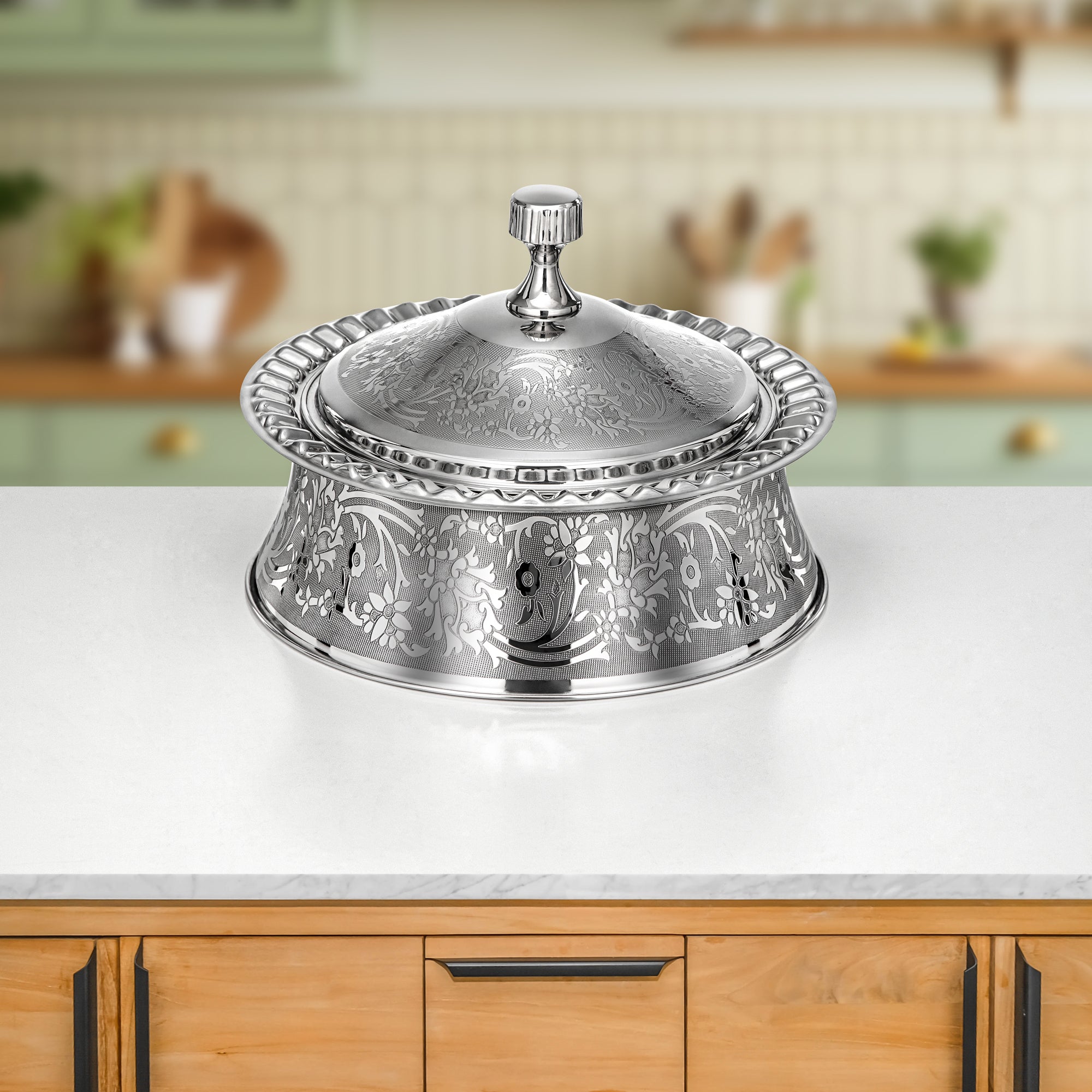 Almarjan Hot Pot Stainless Steel 20 cm – Afrah Collection