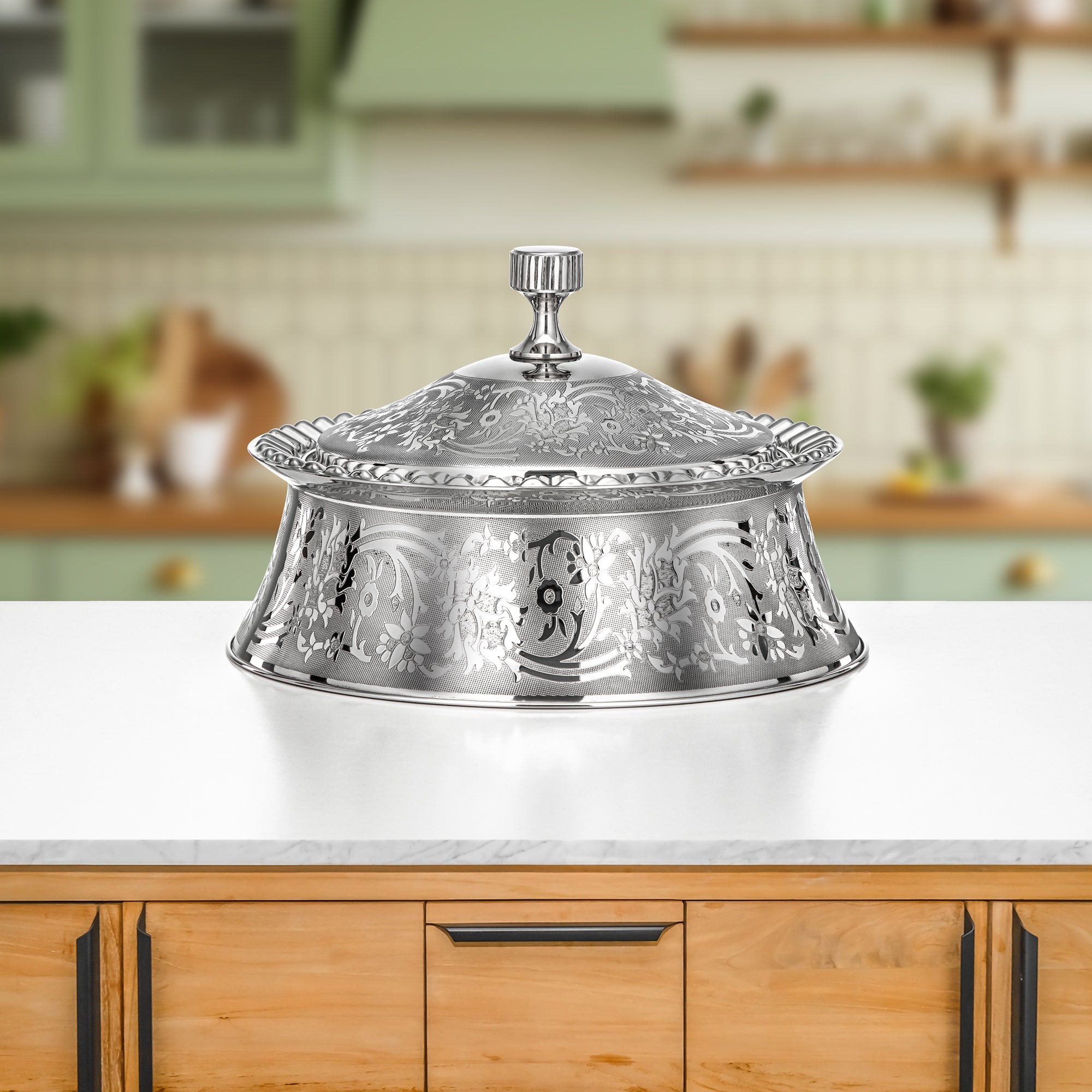 Almarjan Hot Pot Stainless Steel 25 cm – Afrah Collection