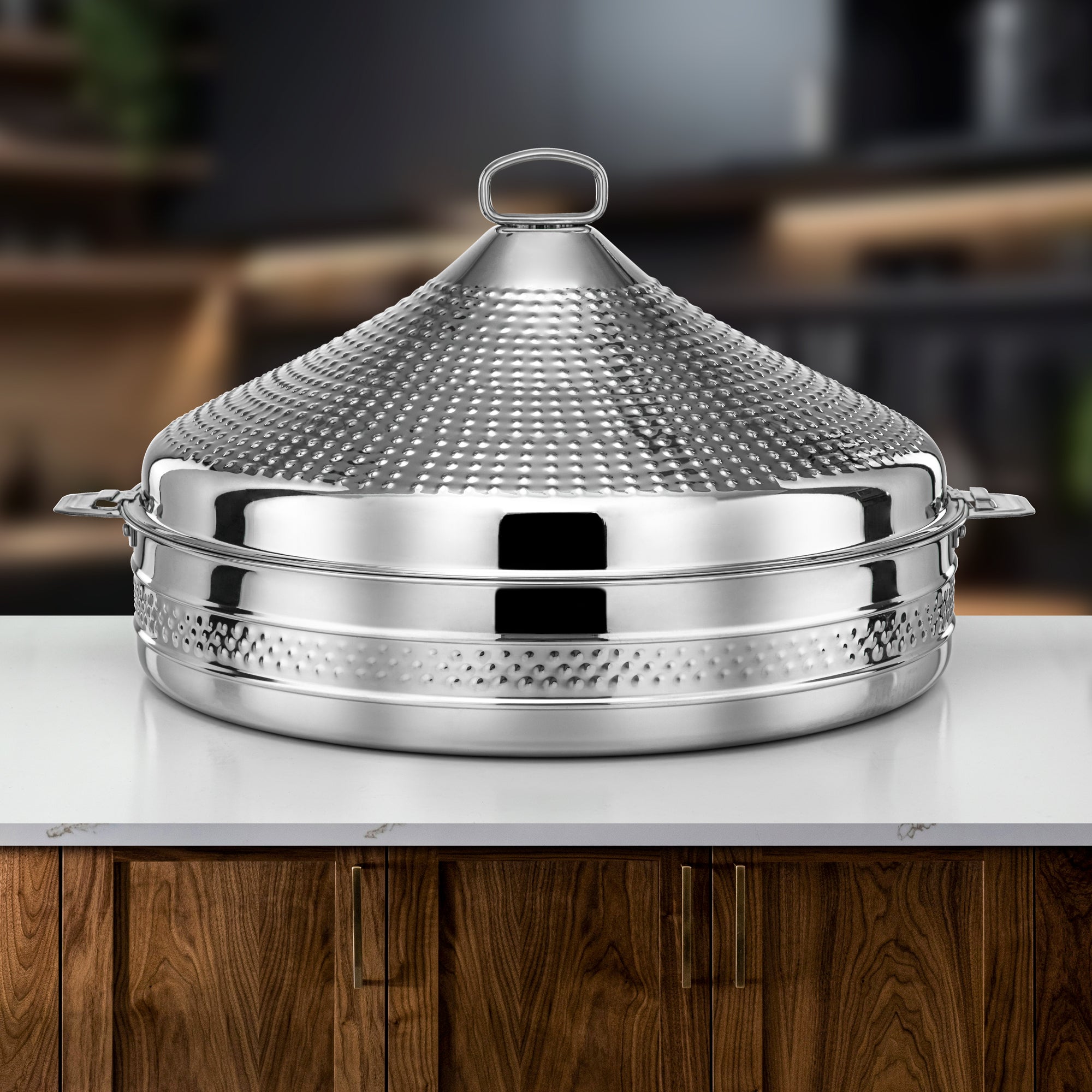 Almarjan Hot Pot Stainless Steel 50cm Silver – Abeer