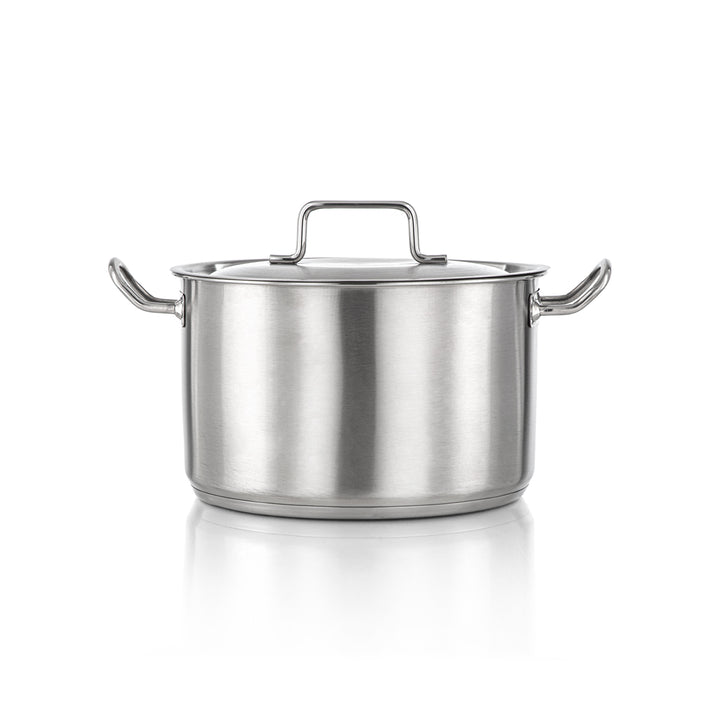 Almarjan 28 CM Professional Collection Stainless Steel High Cooking Pot - STS0299012