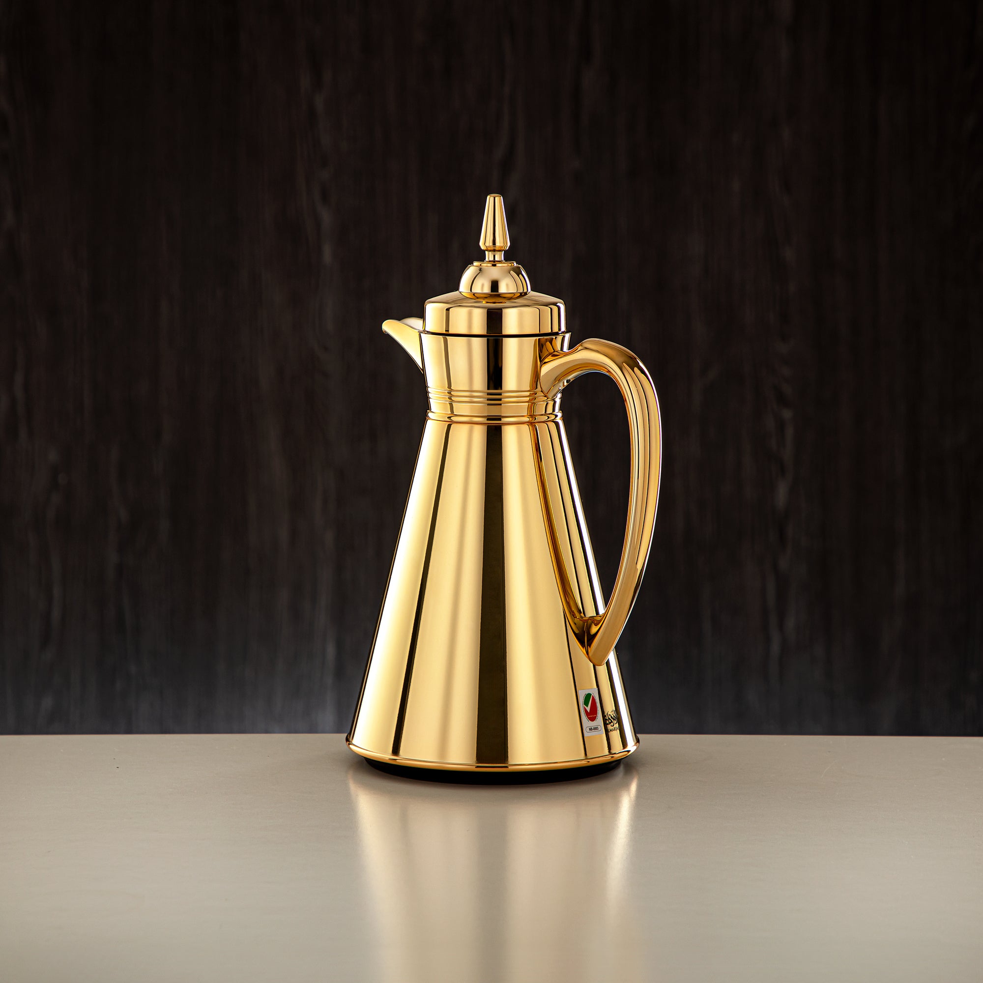 Almarjan Vacuum Flask Set, 0.7L + 1L, Gold (UBC-A0700/B1000 C95) - Ramadan Serveware