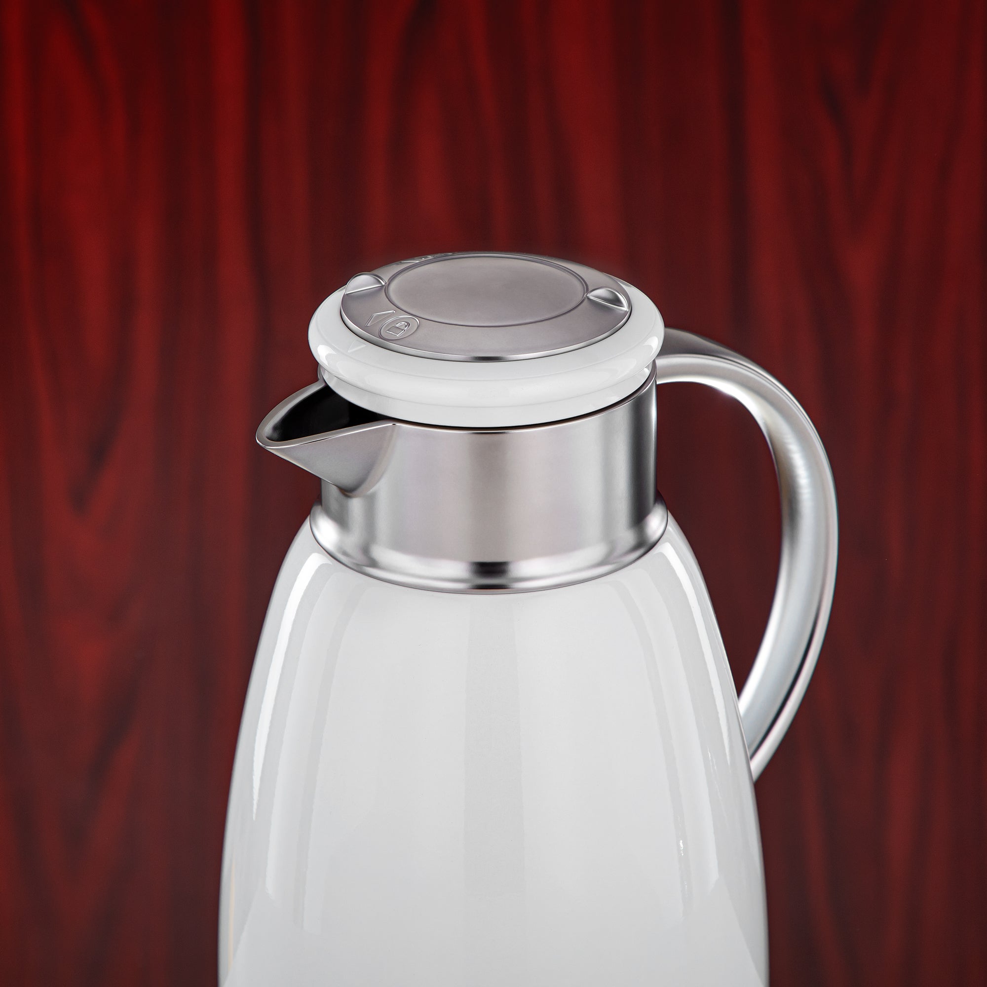 Almarjan Vacuum Flask Set, 0.35L + 0.65L + 1L, White & Matt Silver (ULC-0350/0650/1000 Q1ZE23) - For Every Occasion