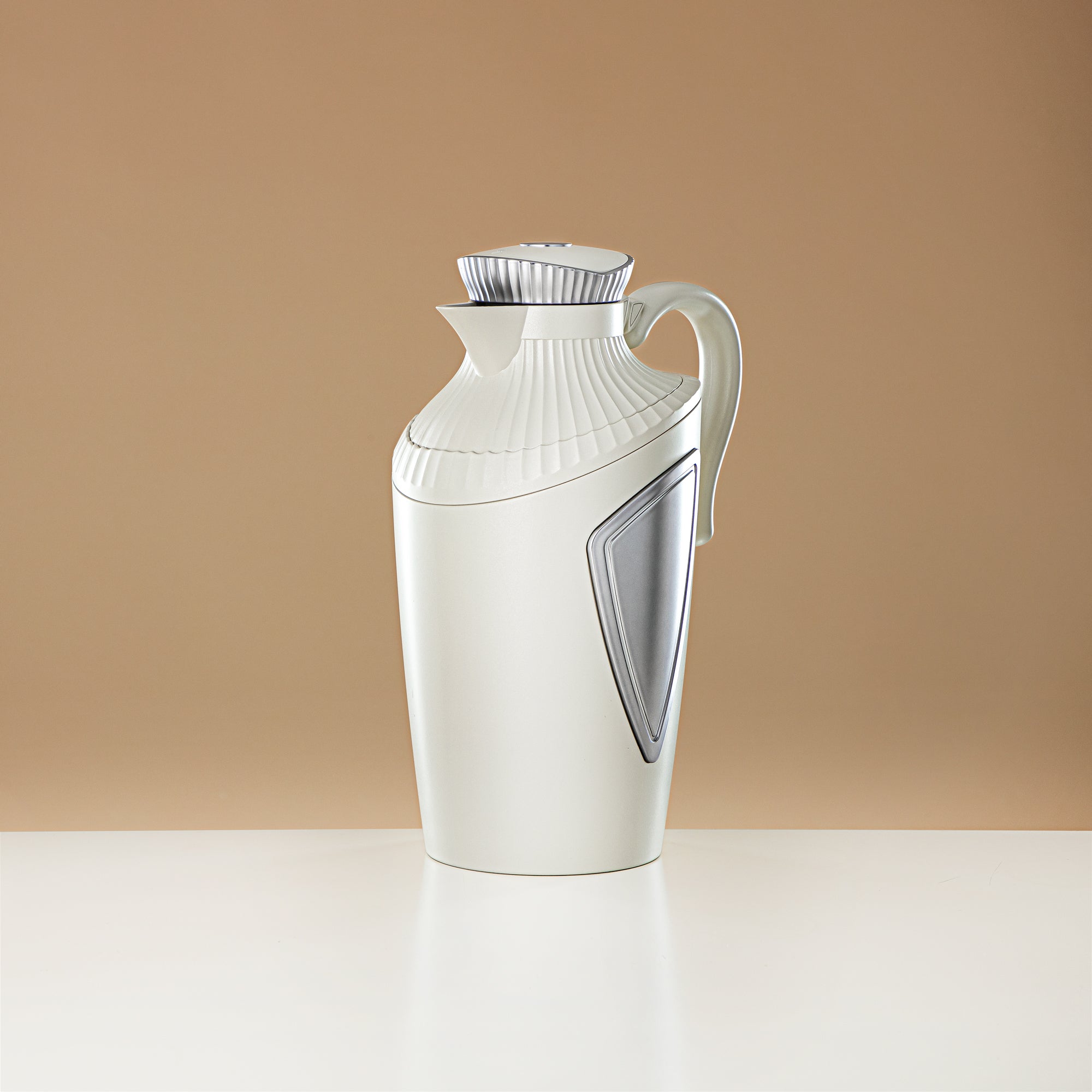 المرجان طقم ترامس قطعتان مطفي أبيض وفضي - UWP-0700/1000 Q330YZE23