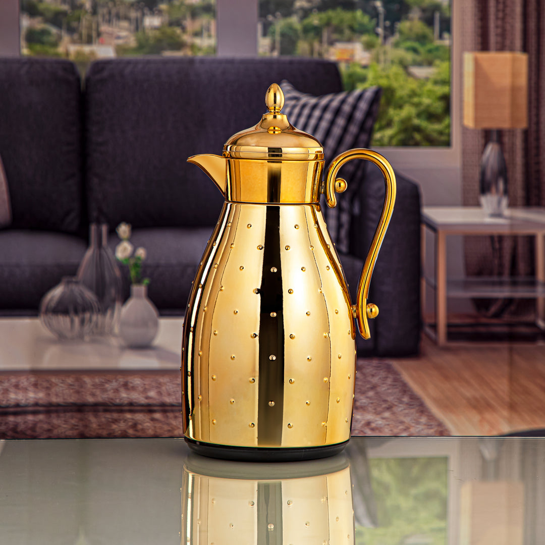 Almarjan 1 Liter Vacuum Flask Gold - VAF0010337