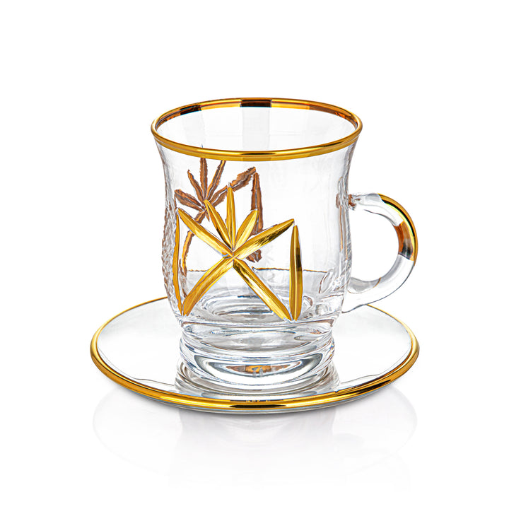 Almarjan 6 Pieces Glass Tea Cup Set - 3088/760