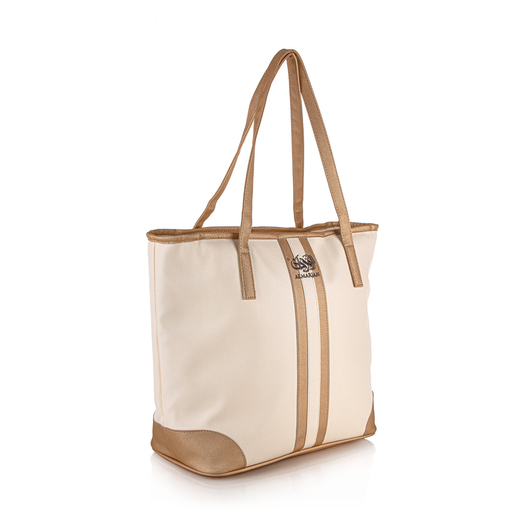 Almarjan Fashion Picnic Bag Beige - BAG2570092