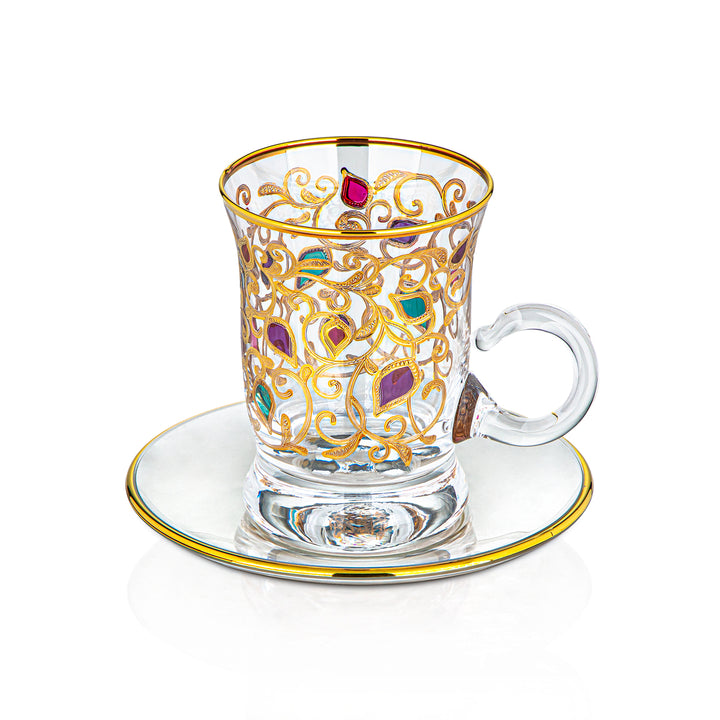 Combi 6 Pieces Glass Tea Cup Set - G977Z-35/11