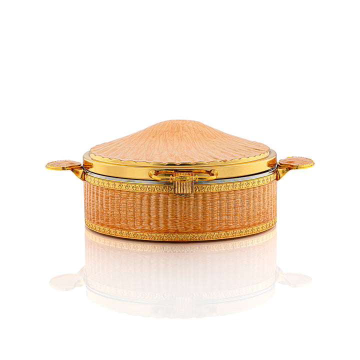 Almarjan 3500 ML Sadaf Collection Hot Pot Pearl Honey & Gold - HP-17