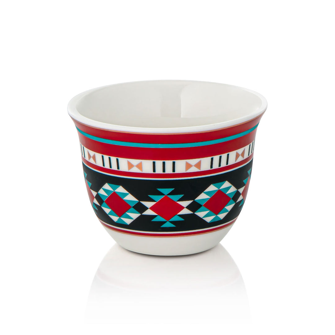 Almarjan 12 Pieces Fonon Collection Cawa Cups - 7645