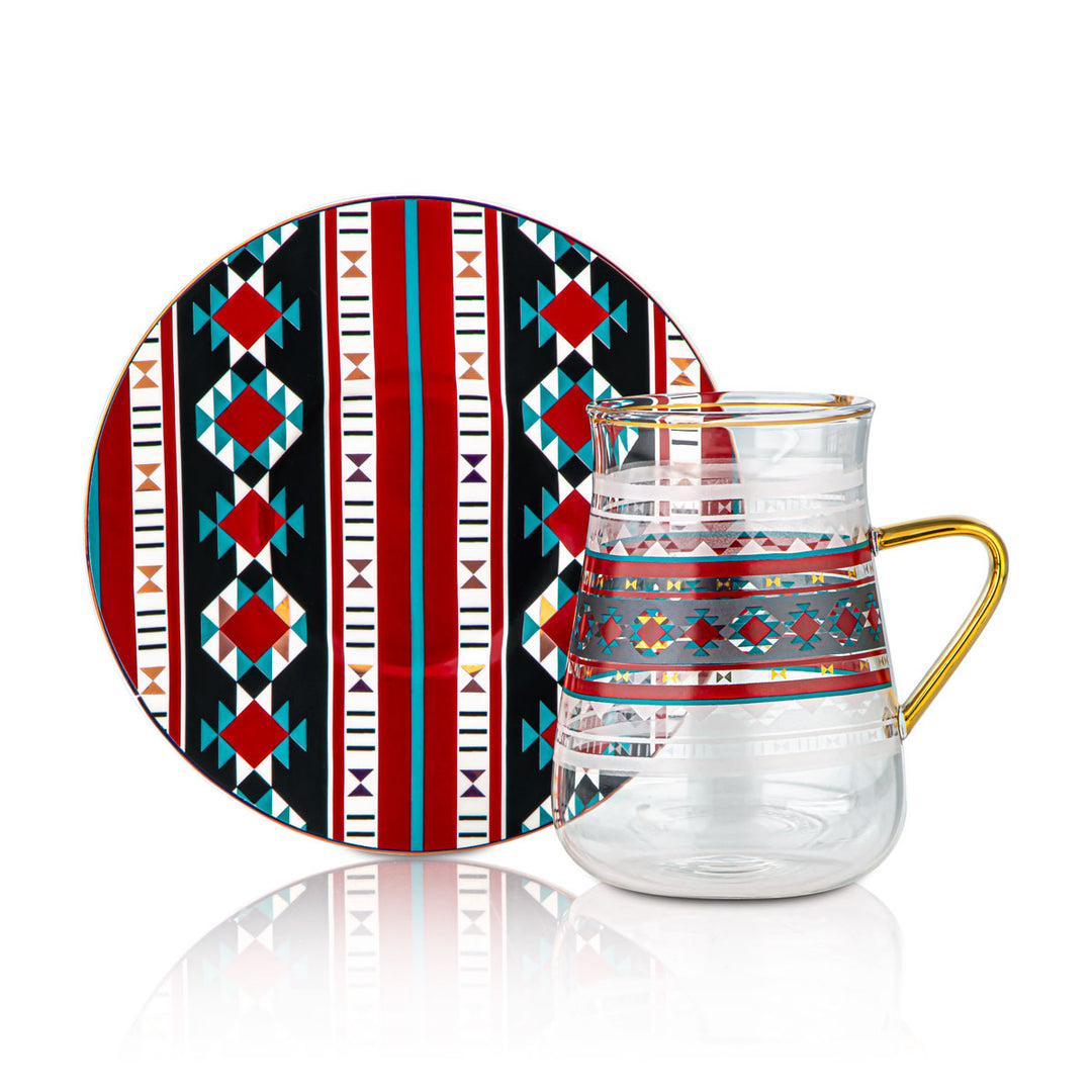 Almarjan 6 Pieces Fonon Collection Tea Cup Set - 7645
