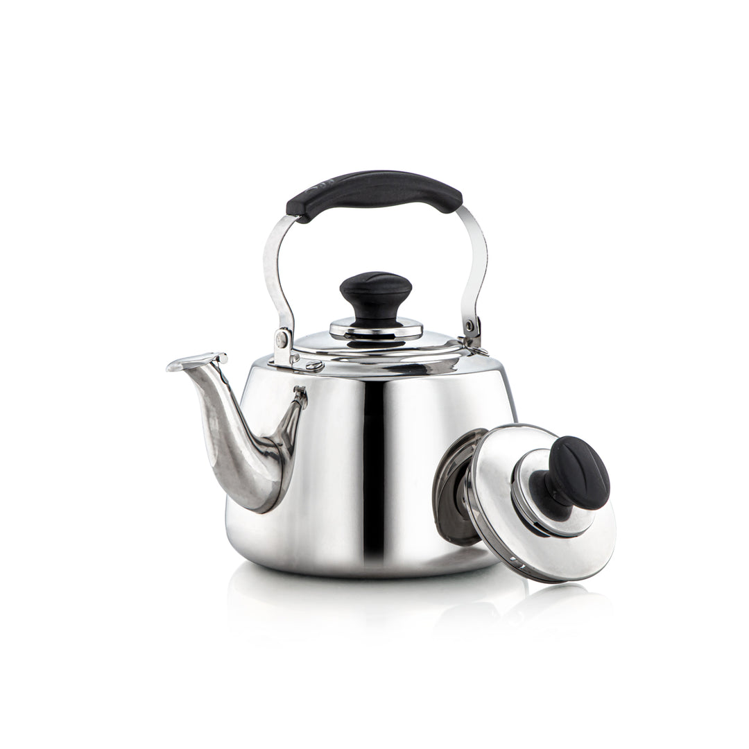 Almarjan 1.35 Liter Amani Collection Stainless Steel Whistling Kettle Silver - STS0010903