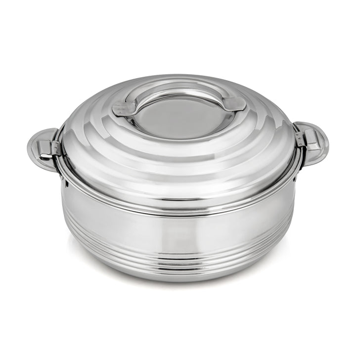 Almarjan 2500 ML Casa Collection Stainless Steel Hot Pot Silver - STS0290270