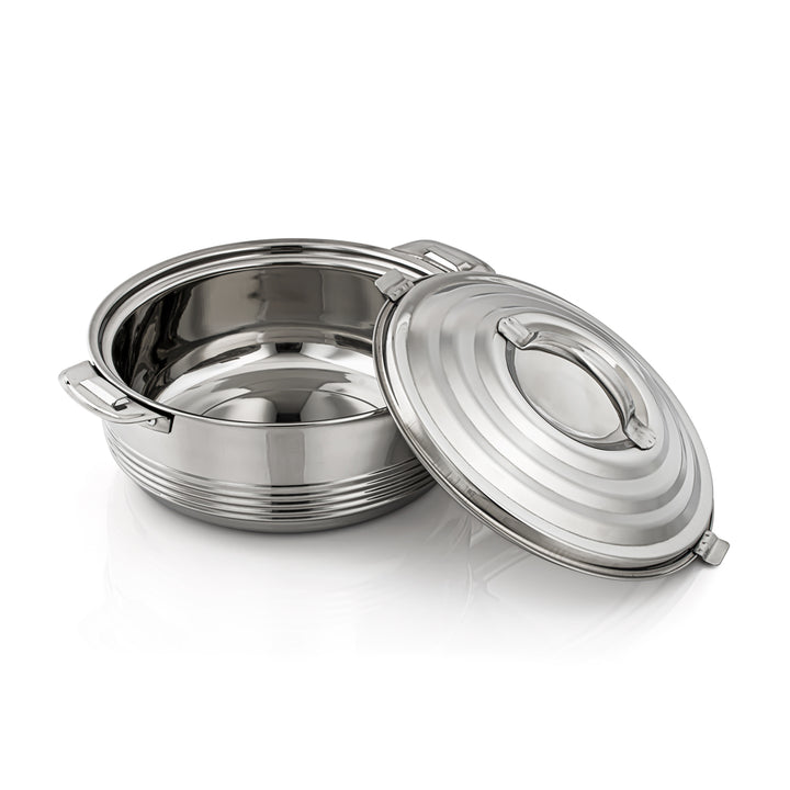 Almarjan 3500 ML Casa Collection Stainless Steel Hot Pot Silver - STS0290271