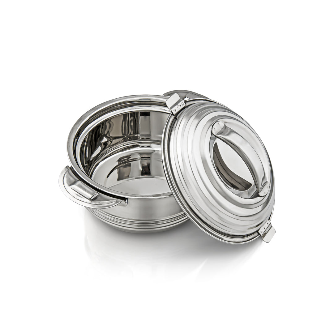 Almarjan 1000 ML Casa Collection Stainless Steel Hot Pot Silver - STS0290610
