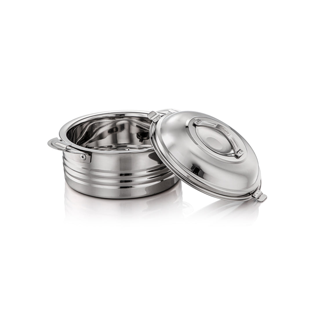 Almarjan 4 Pieces Mini Collection Stainless Steel Hot Pot Set Silver - H23P10