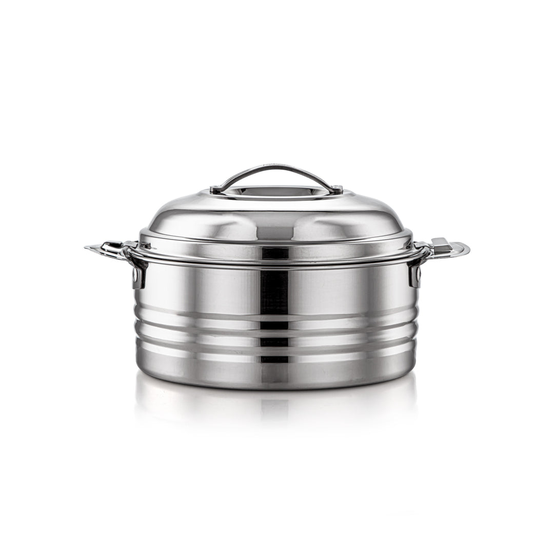 Almarjan 4 Pieces Mini Collection Stainless Steel Hot Pot Set Silver