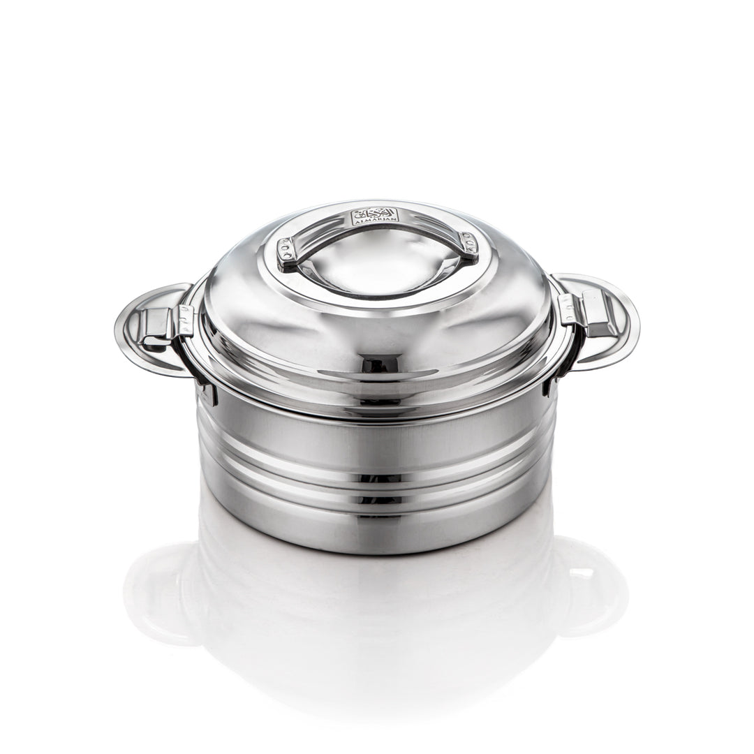 Almarjan 800 ML Mini Collection Stainless Steel Hot Pot Set Silver - H23P10