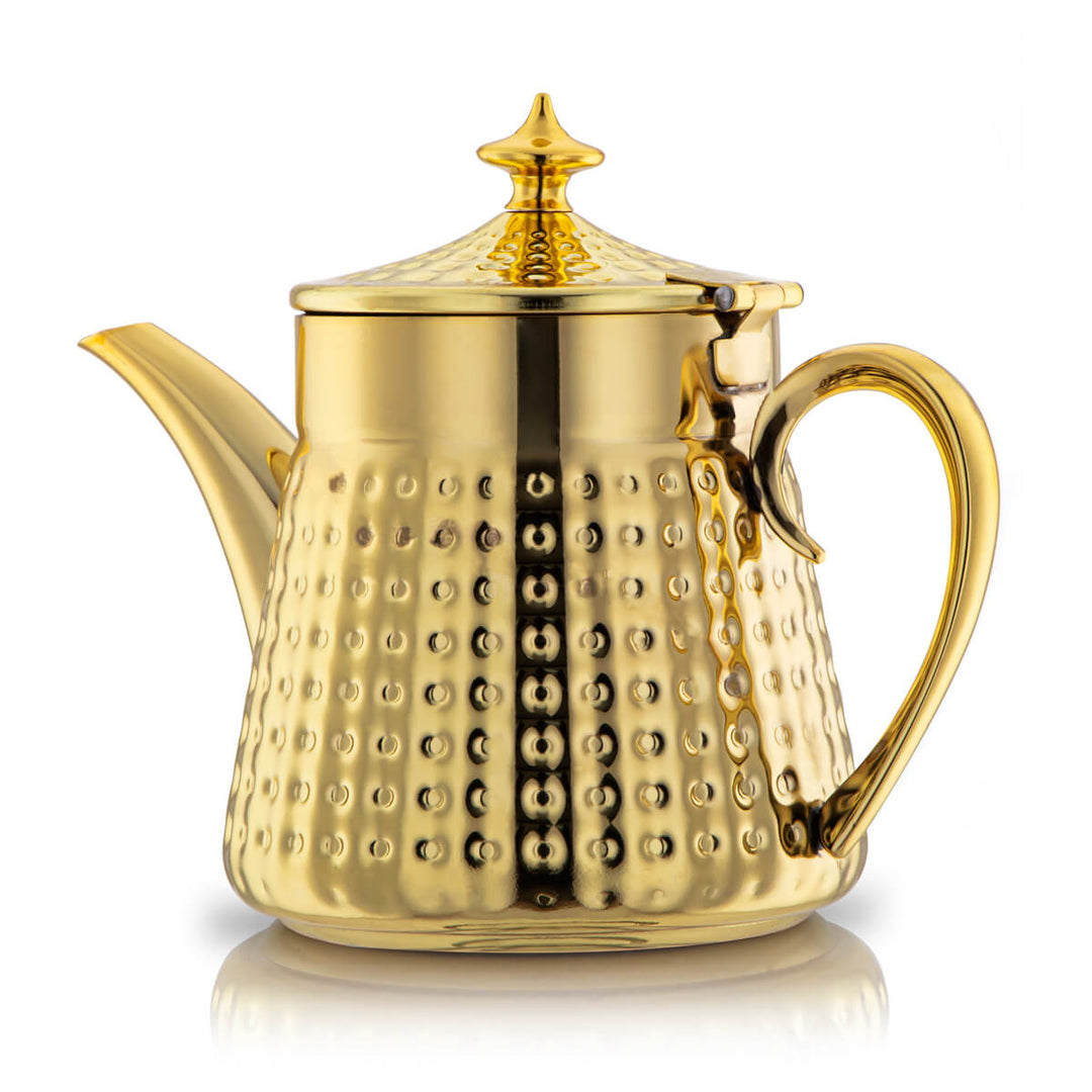 Almarjan 0.9 Liter Stainless Steel Teapot Gold - STS0010609
