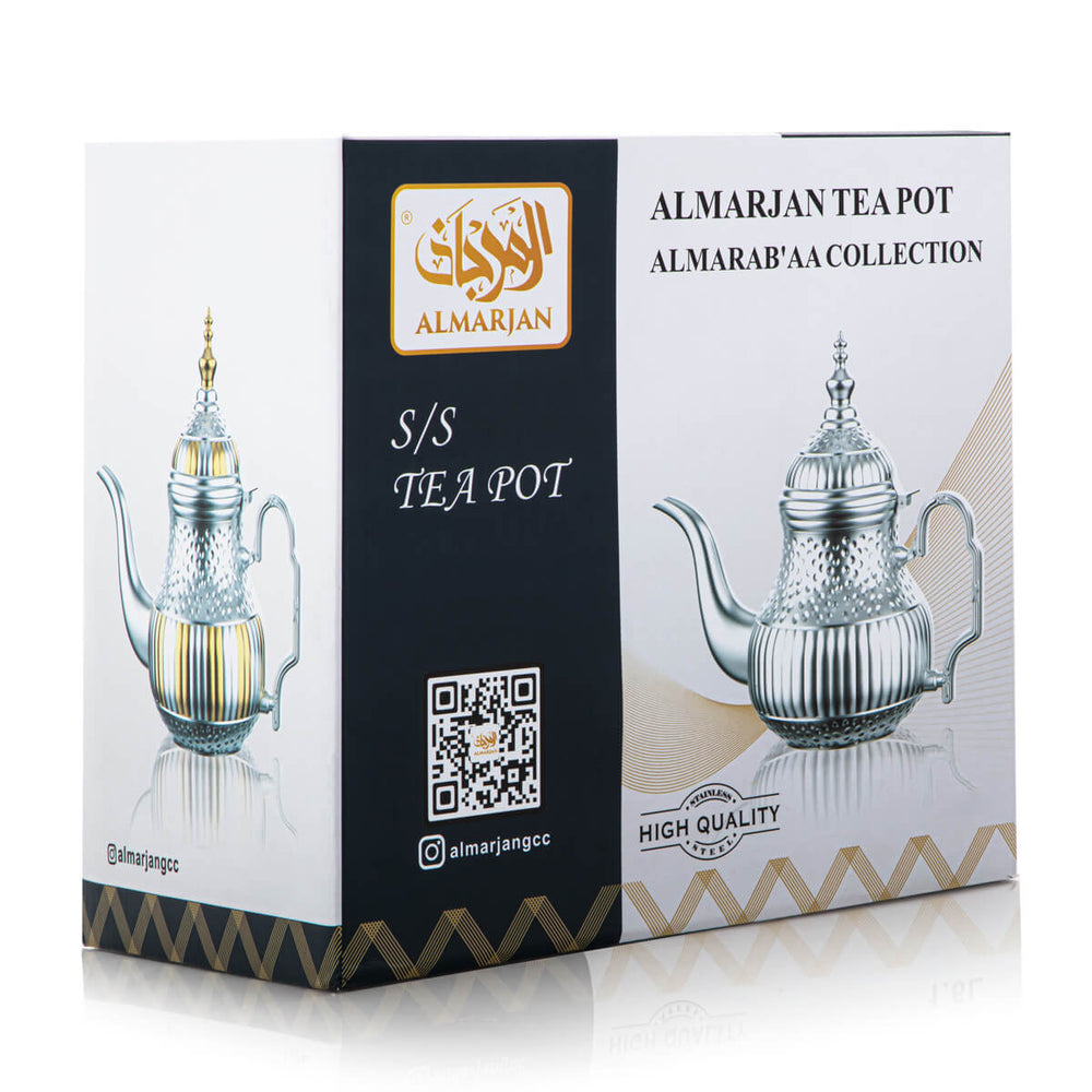 Almarjan 1.6 Liter Stainless Steel Teapot Gold - STS0010745
