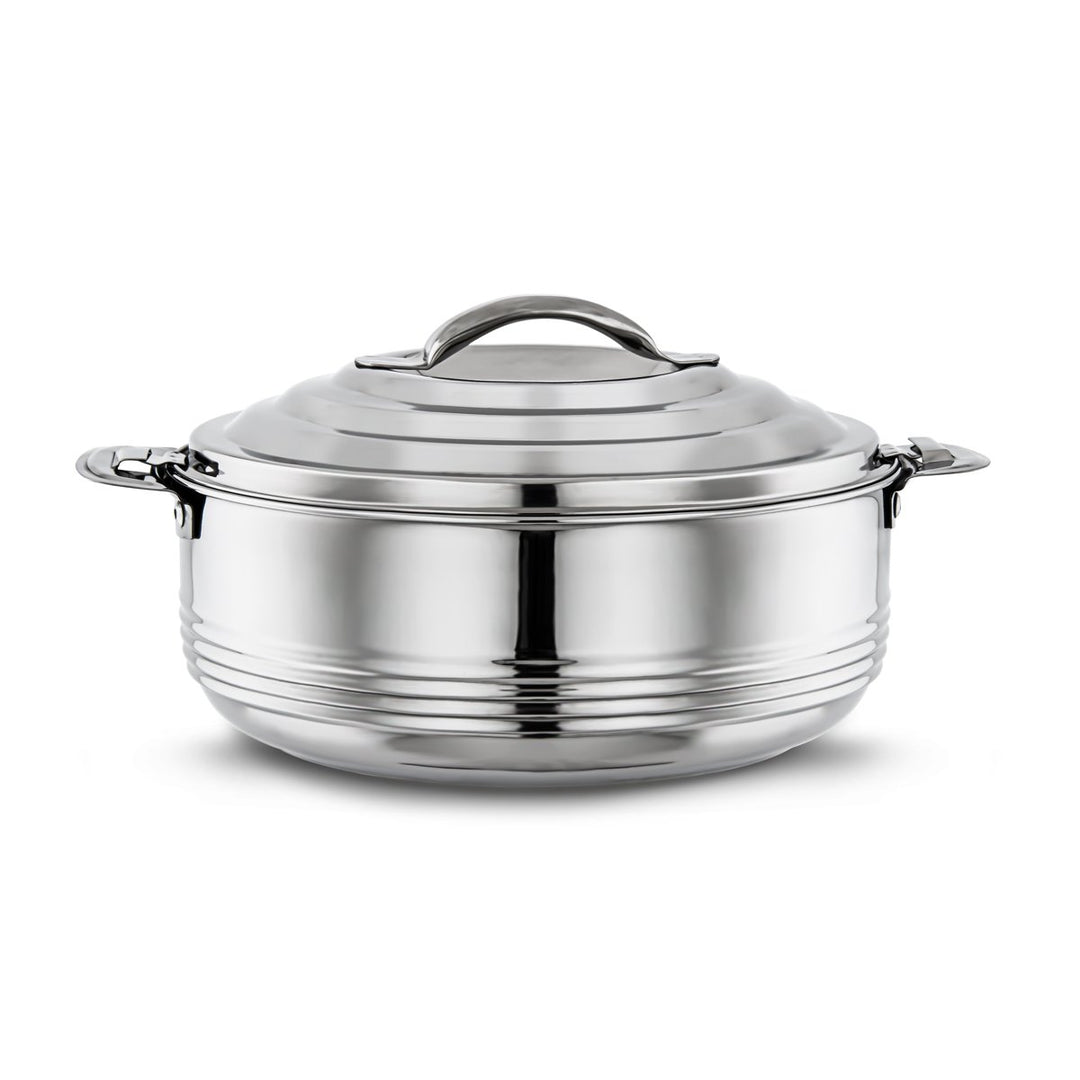 Almarjan 3 Pieces Casa Collection Stainless Steel Hot Pot Silver - STS0290028