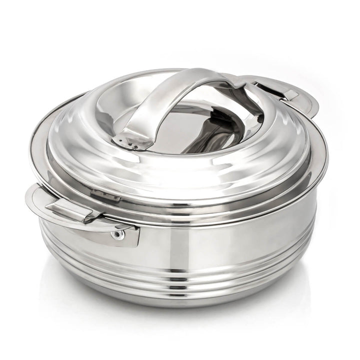 Almarjan 3 Pieces Casa Collection Stainless Steel Hot Pot Silver - STS0290261