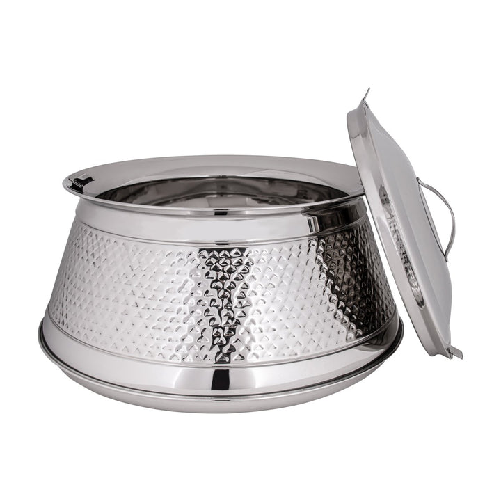 Almarjan 10000 ML Harisa Collection  Stainless Steel Hot Pot Silver - STS0292468