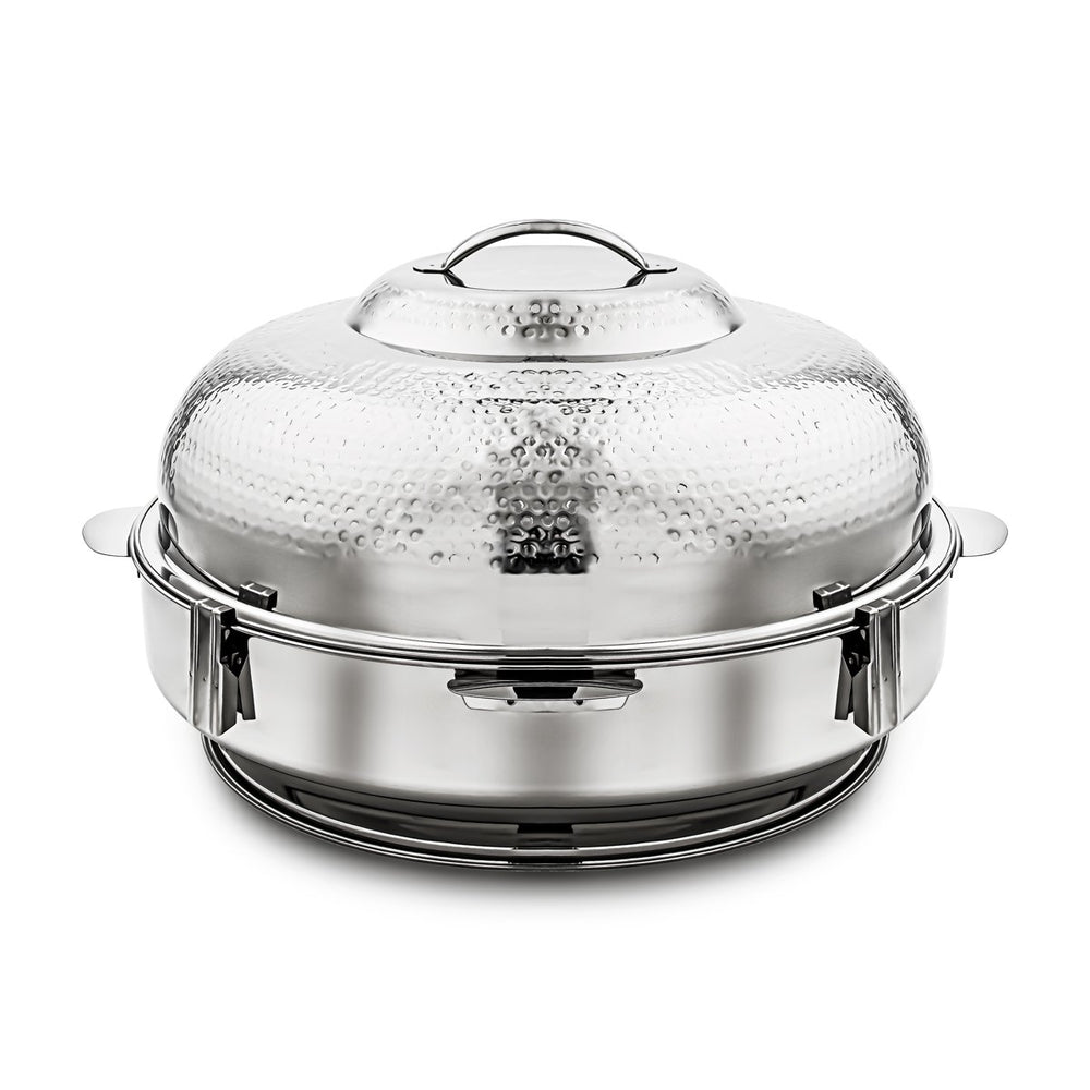 Almarjan 70 CM Atbaq Collection Stainless Steel Hot Pot Silver - STS0292525